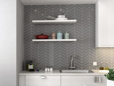 Керамическая плитка Chevron Black Right Matt 5.2x18.6 от Equipe Ceramicas (Испания)