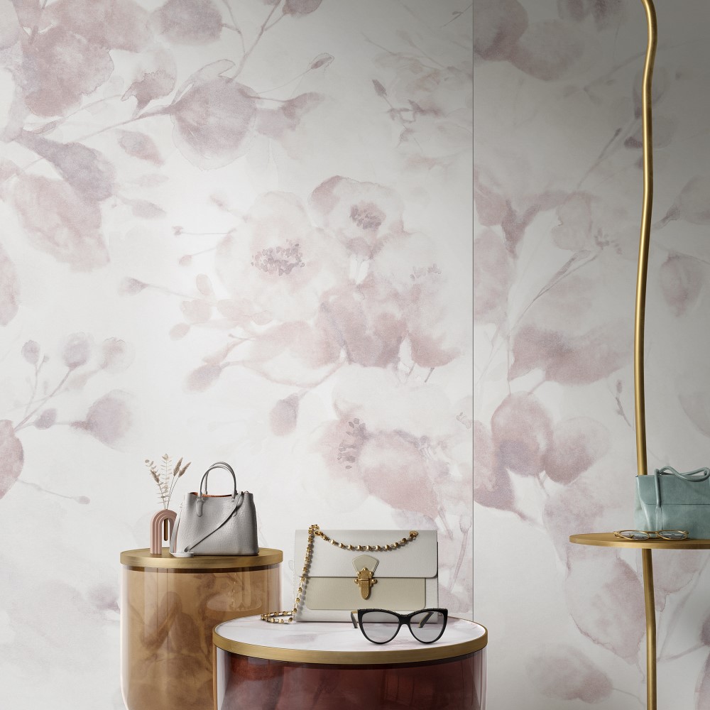 Керамогранит слэб MIRAGE AQUARELLE ROSE SP SQ 120х278х0.6 (Италия)