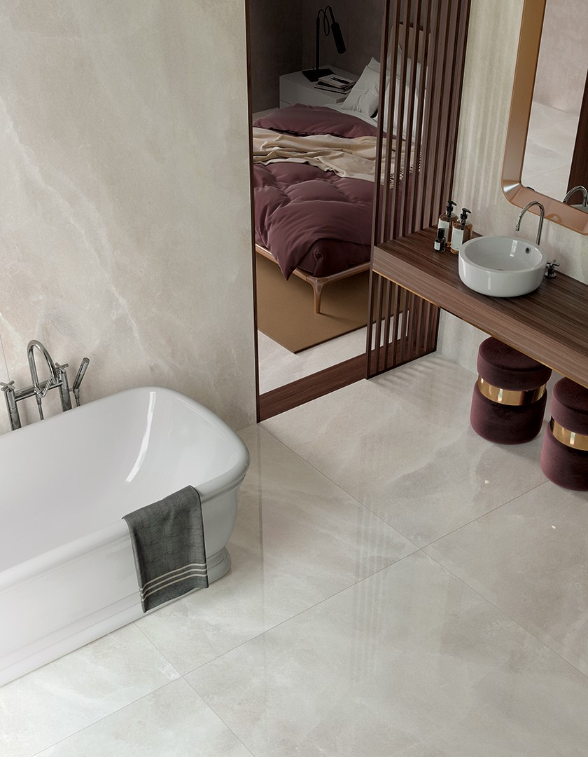 Керамогранит MIRAGE WHITE CRYSTAL CP 05 LUC SQ 120х120х9 (Италия)