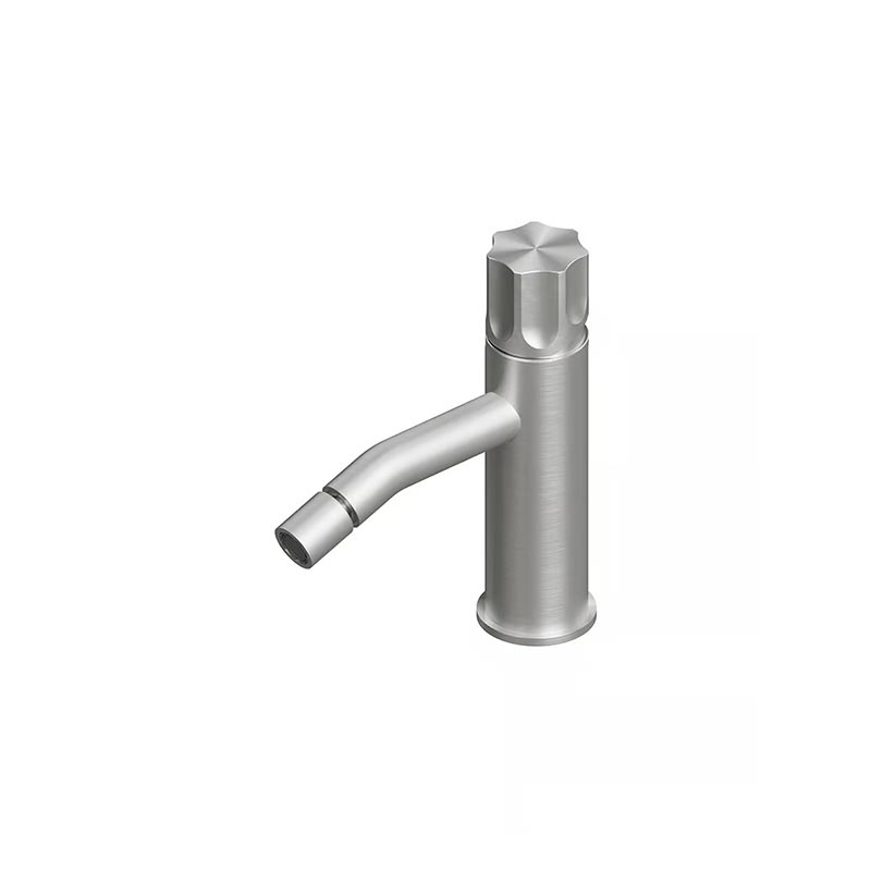 QuadroDesign MODO 1735TAS Смеситель для биде на 1 отверстие из столешницы, цвет Brushed Stainless Steel