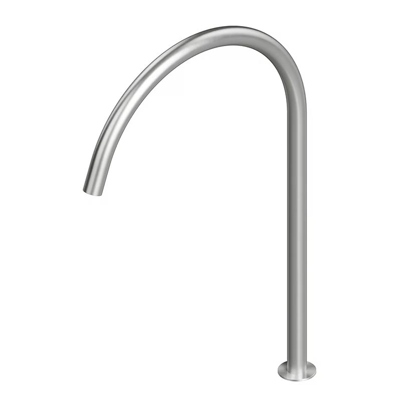 QuadroDesign Комплектующие BC403AS Излив из столешницы высокий, цвет Brushed Stainless Steel