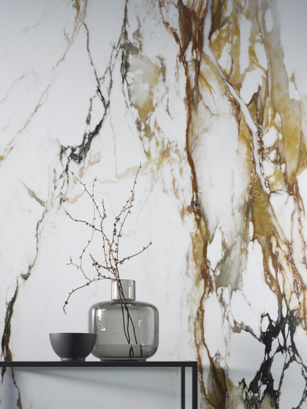 Керамогранит PORCELANOSA XLIGHT PAONAZZO BIONDO POLISHED 120х270x6 G-2505