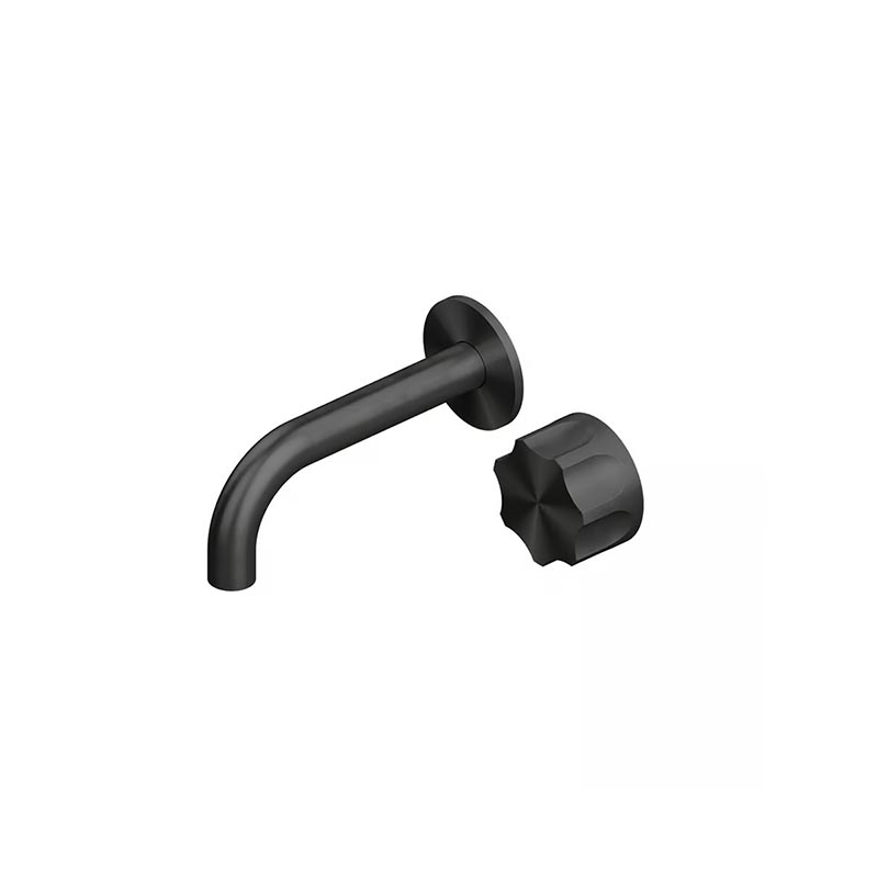 QuadroDesign MODO 1710.00ON Смеситель для раковины на 2 отверстия из стены с прогрессивным картриджем, цвет Black Gold