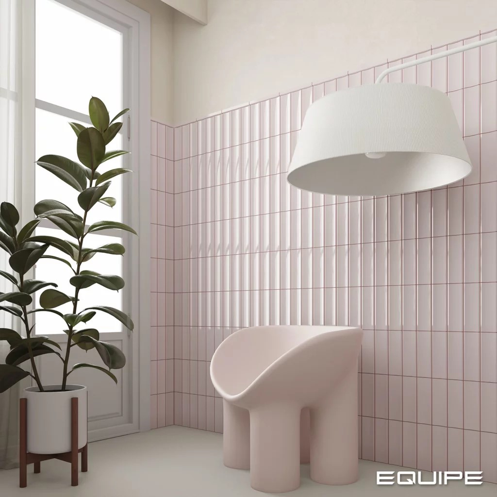 Керамическая плитка  EQUIPE VIBE FAIR PINK IN 6.5х20 EQ-4