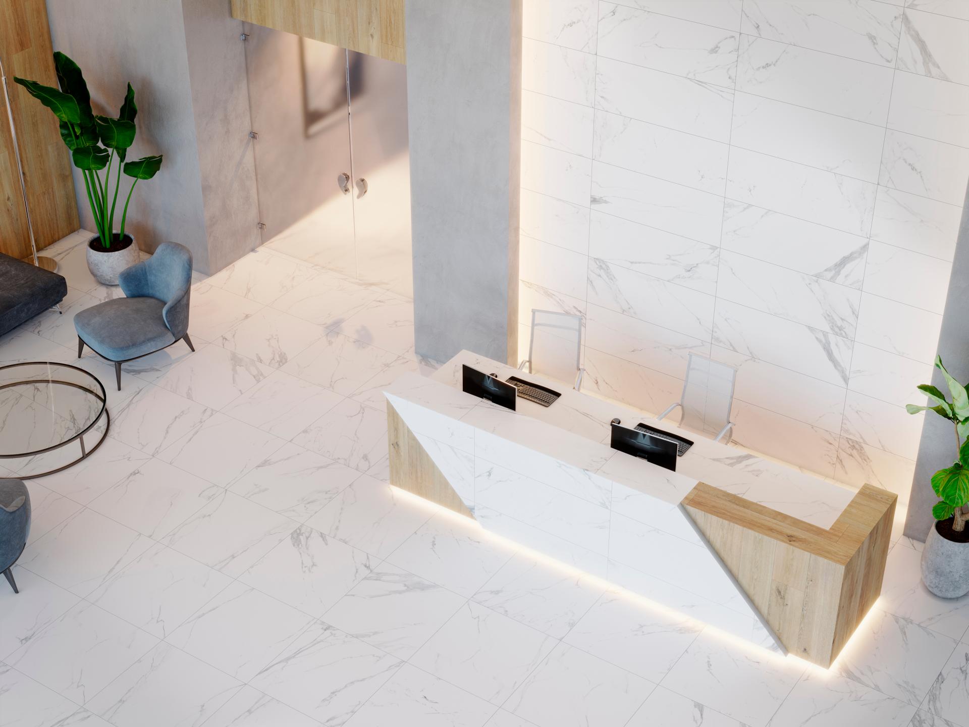 Керамическая плитка  PORCELANOSA ARTIC GLOSS 45х120 G-270