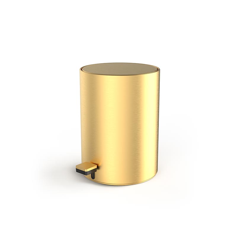Decor Walther 0613682 TE 50 Ведро с педалью Gold matt PVD