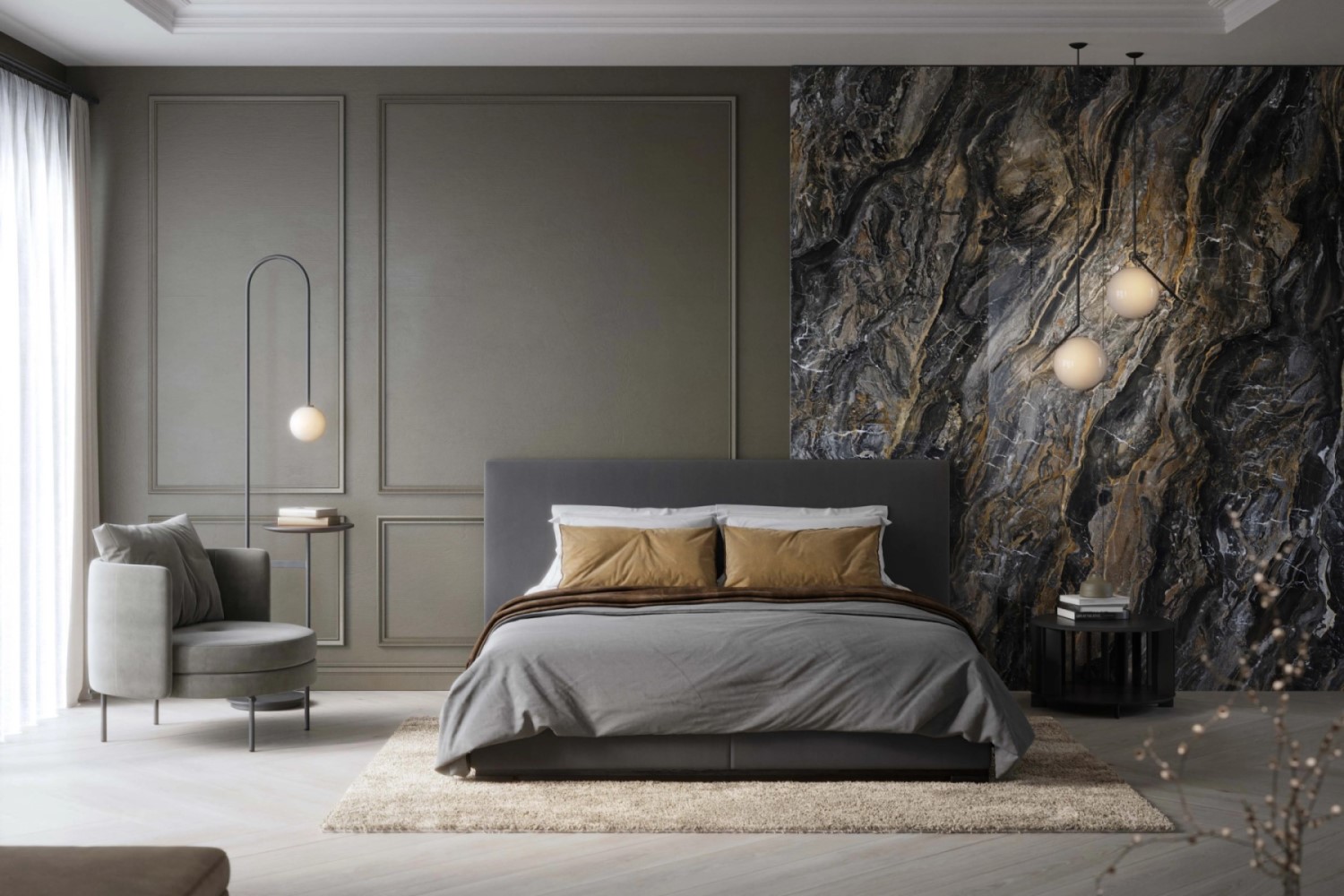 Керамогранит PORCELANOSA XLIGHT OROBICO DARK 04 POLISHED 120х270 G-2705