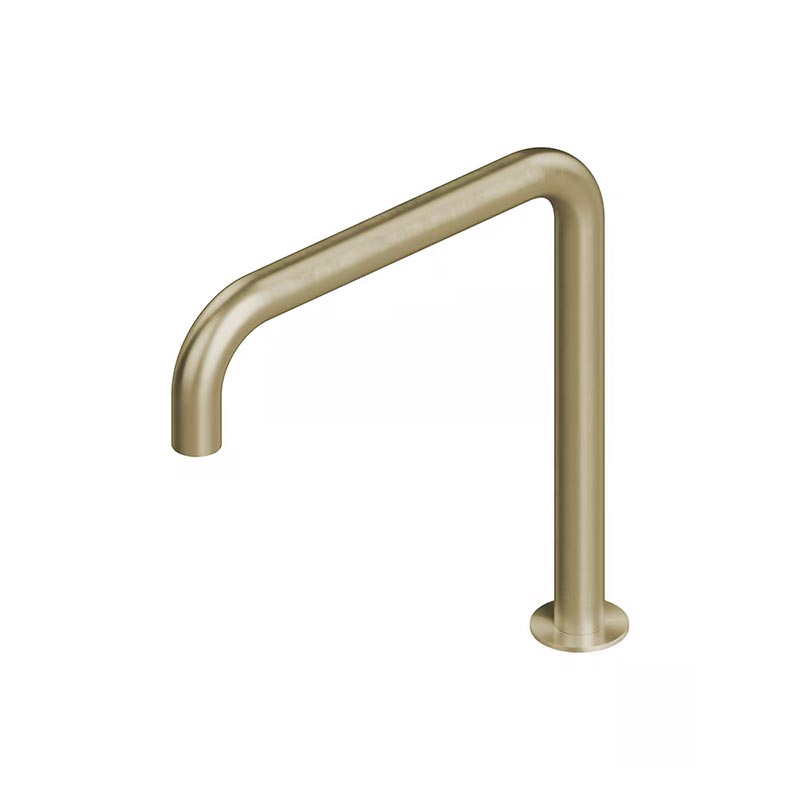 QuadroDesign Комплектующие BC302OC Излив из столешницы высокий, цвет Light Gold