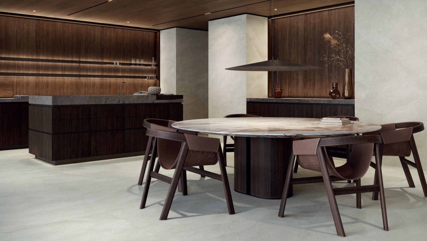 Керамогранит PORCELANOSA XLIGHT LIMESTONE BONE NATURE 120х270x0.6 G-2501