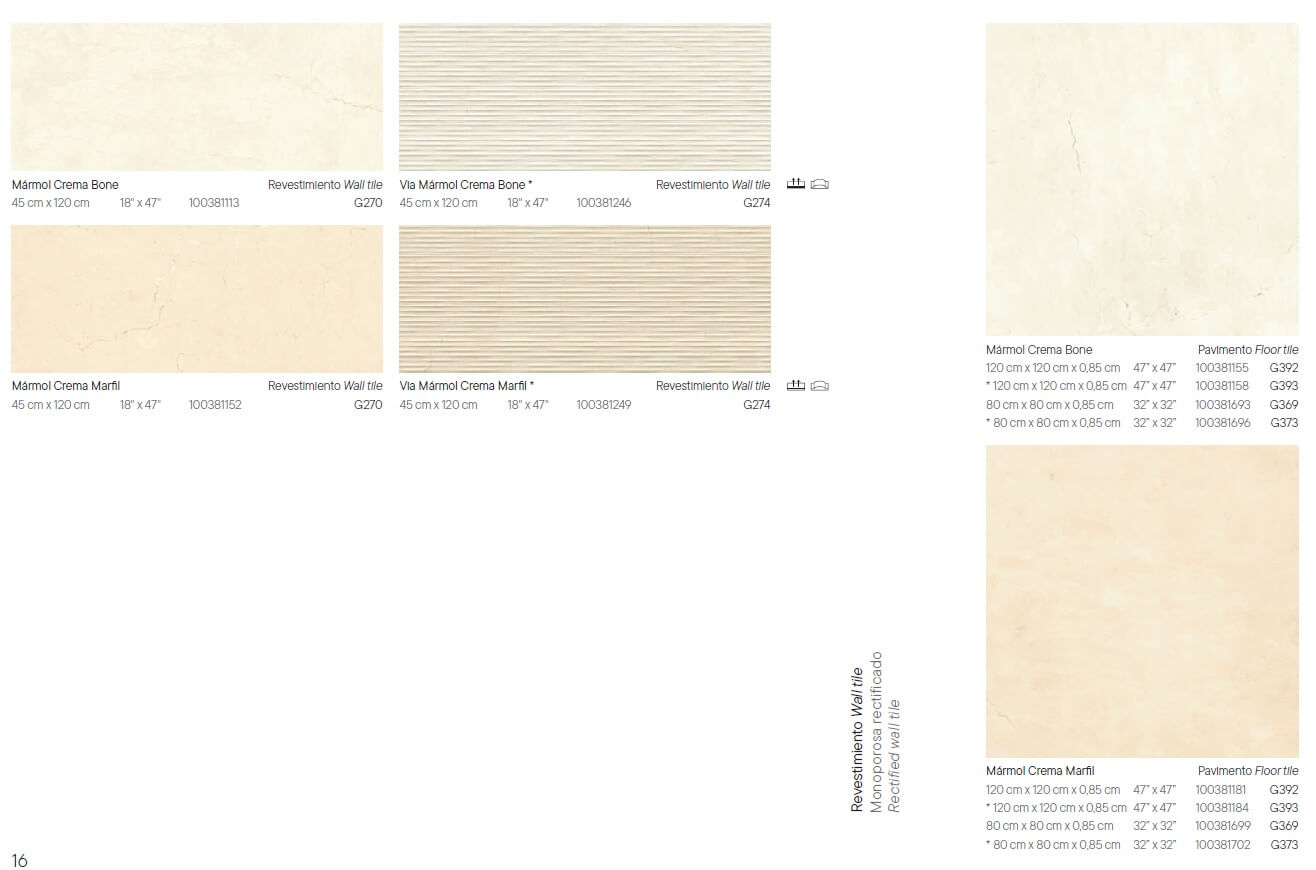 Керамическая плитка PORCELANOSA MARMOL CREMA BONE VIA 59.6х150 G-274