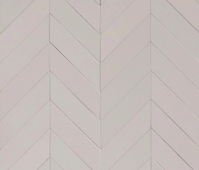 Керамогранит Mutina Mews Chevron Chalk 5.5x19.6 см, белый