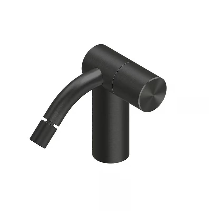 QuadroDesign HUM 2435ON Смеситель для биде на 1 отверстие из столешницы с прогрессивным картриджем, цвет Black Gold