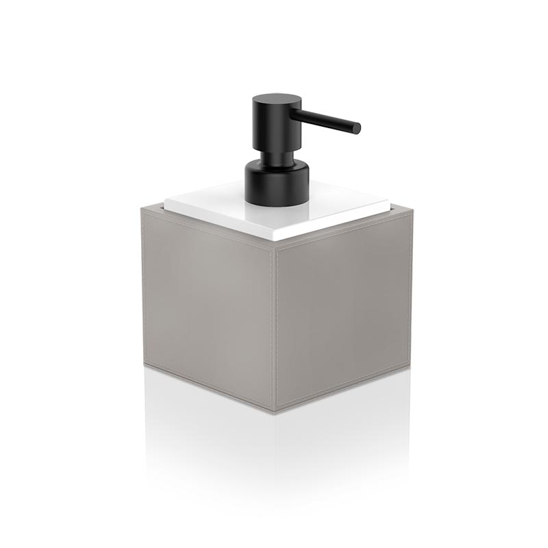 Decor Walther © 0937249 BROWNIE SSP Дозатор для мыла Имитация кожи цвет Тауп