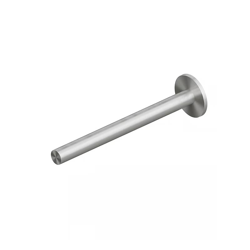 QuadroDesign Комплектующие BC019AS Излив из стены, цвет Brushed Stainless Steel