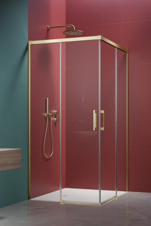 Idea KDD 80 Right Brushed Light Gold/прозрачное
