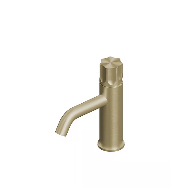 QuadroDesign MODO 1701TOC Смеситель для раковины на 1 отверстие из столешницы, цвет Light Gold