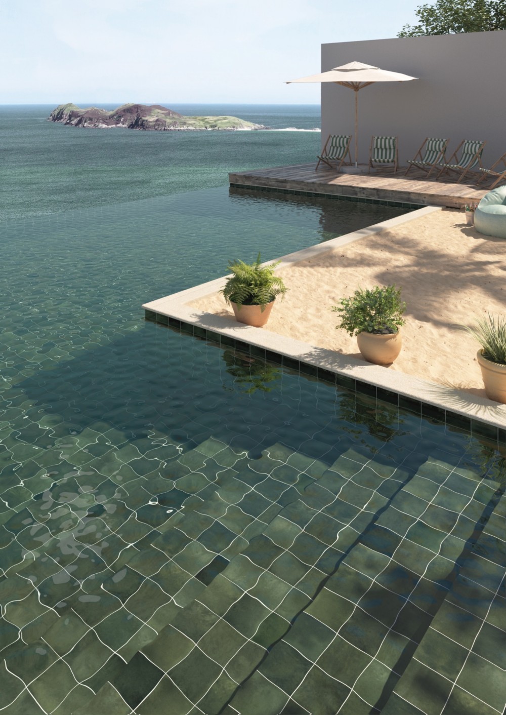 Керамогранит EQUIPE SPA&POOLS MOSS GREEN 15х15 EQ-4