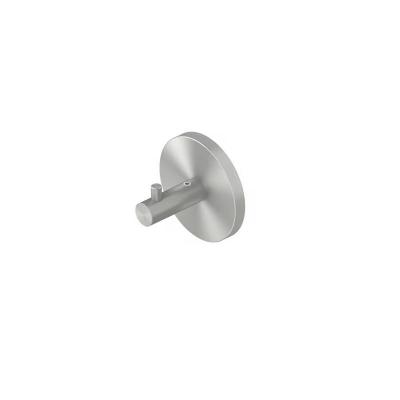 QuadroDesign A14 QA2102AS Крючок с декоративной пластиной, цвет Brushed Stainless Steel
