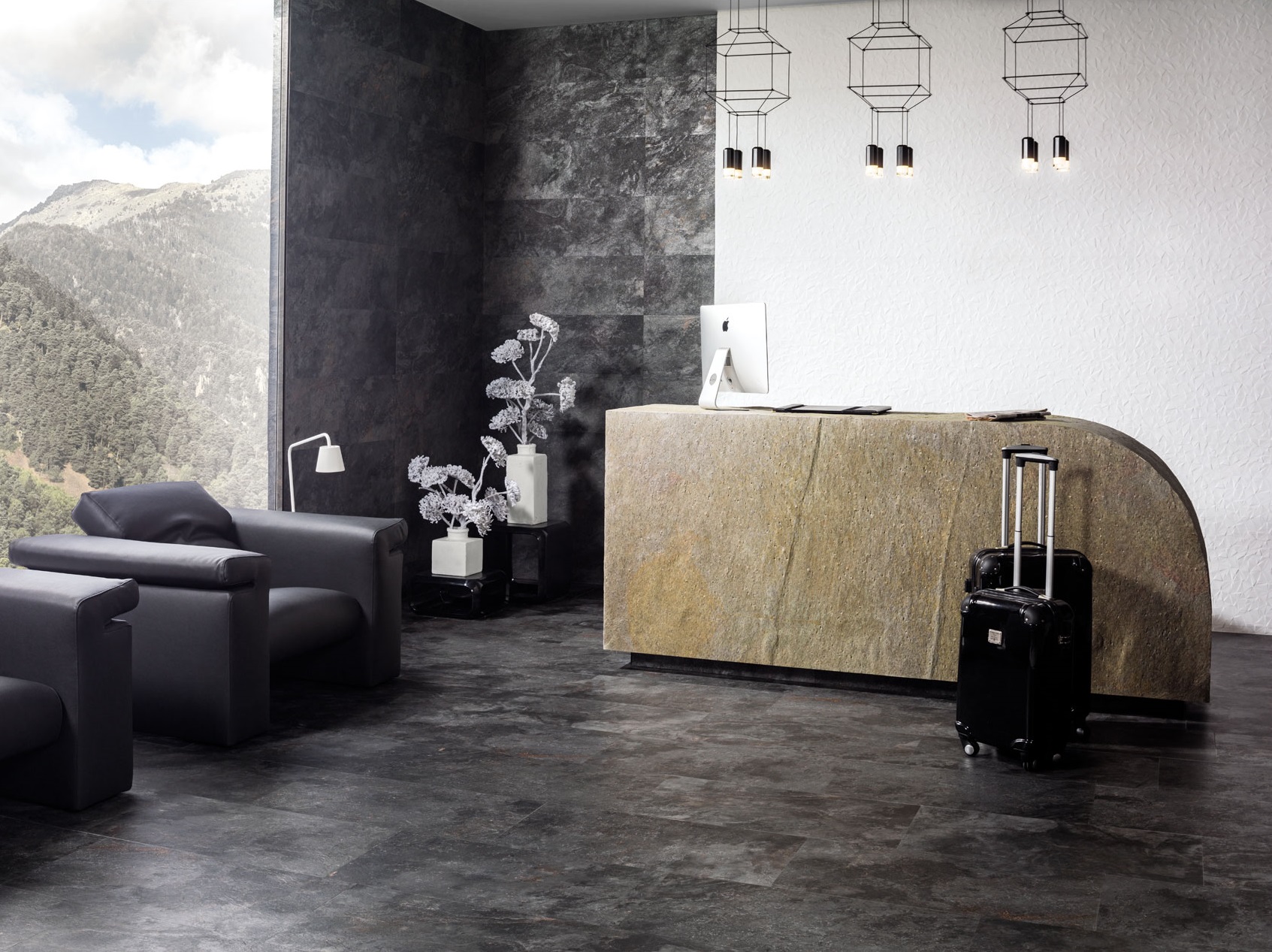 Керамогранит PORCELANOSA IMAGE DARK 40х80х1.05 G-349
