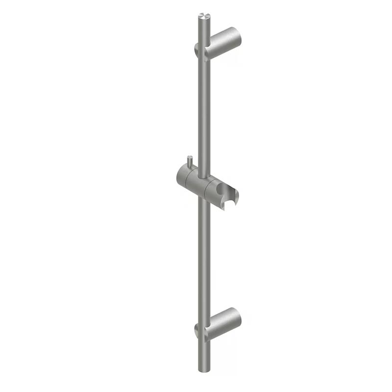 QuadroDesign Душевая программа TS60.00AS Душевая штанга 550мм, цвет Brushed Stainless Steel