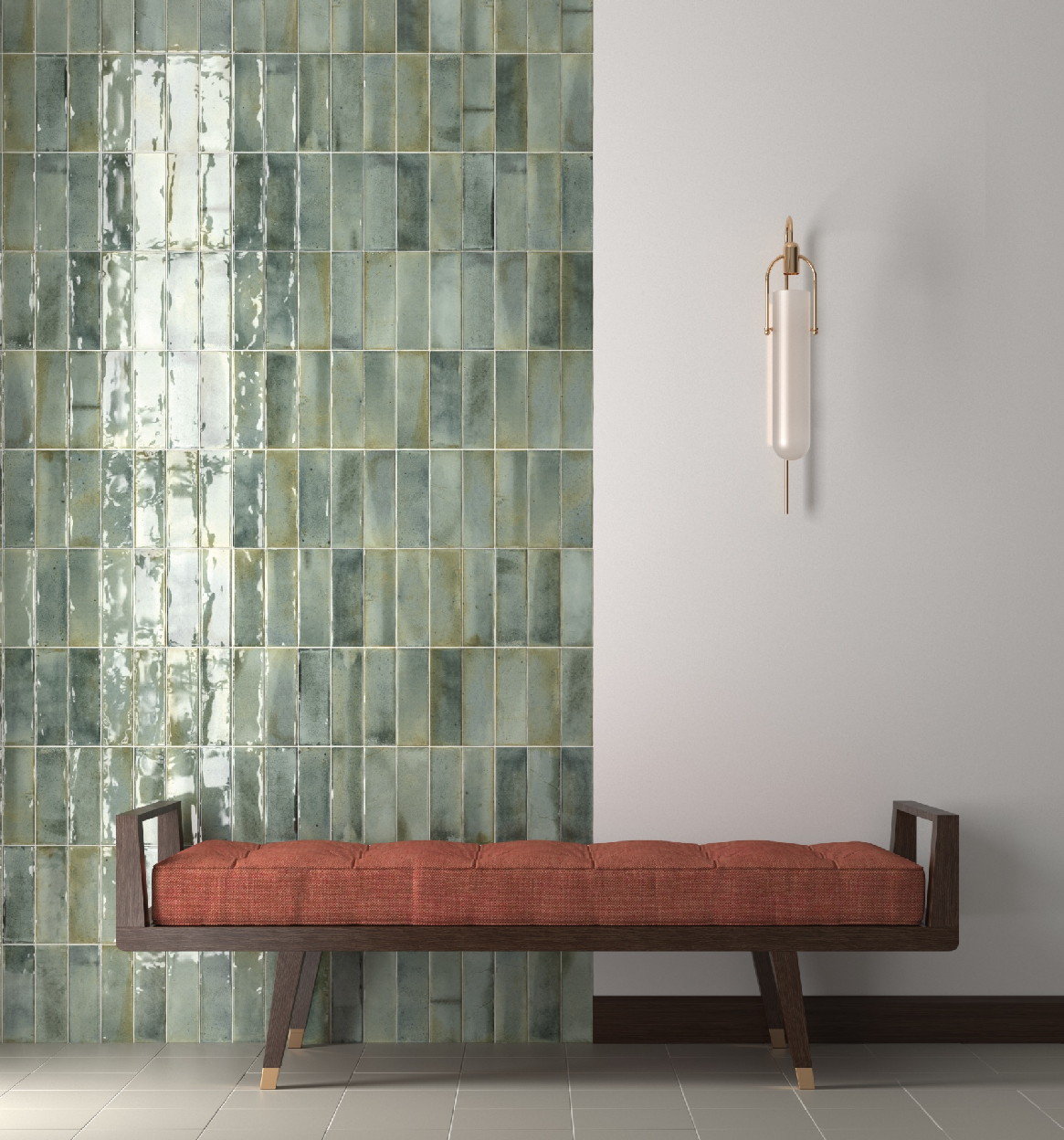 Керамическая плитка  EQUIPE HANOI CELADON 6.5х20 EQ-3