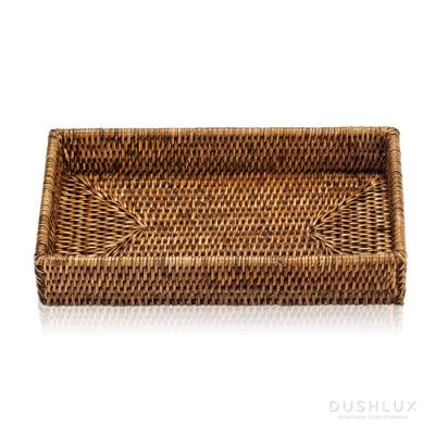 Decor Walther Basket Tab2 Лоток универсальный 30x16см, цвет: ротанг темный