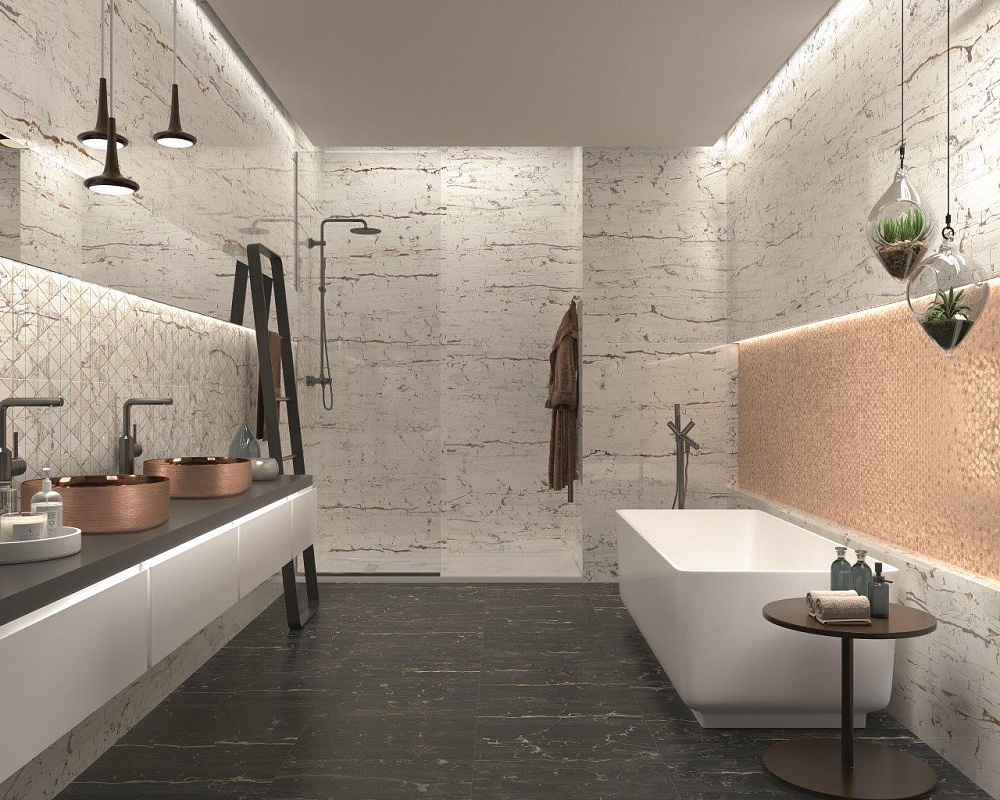 Керамическая плитка  Lionela Black Gloss 30x90