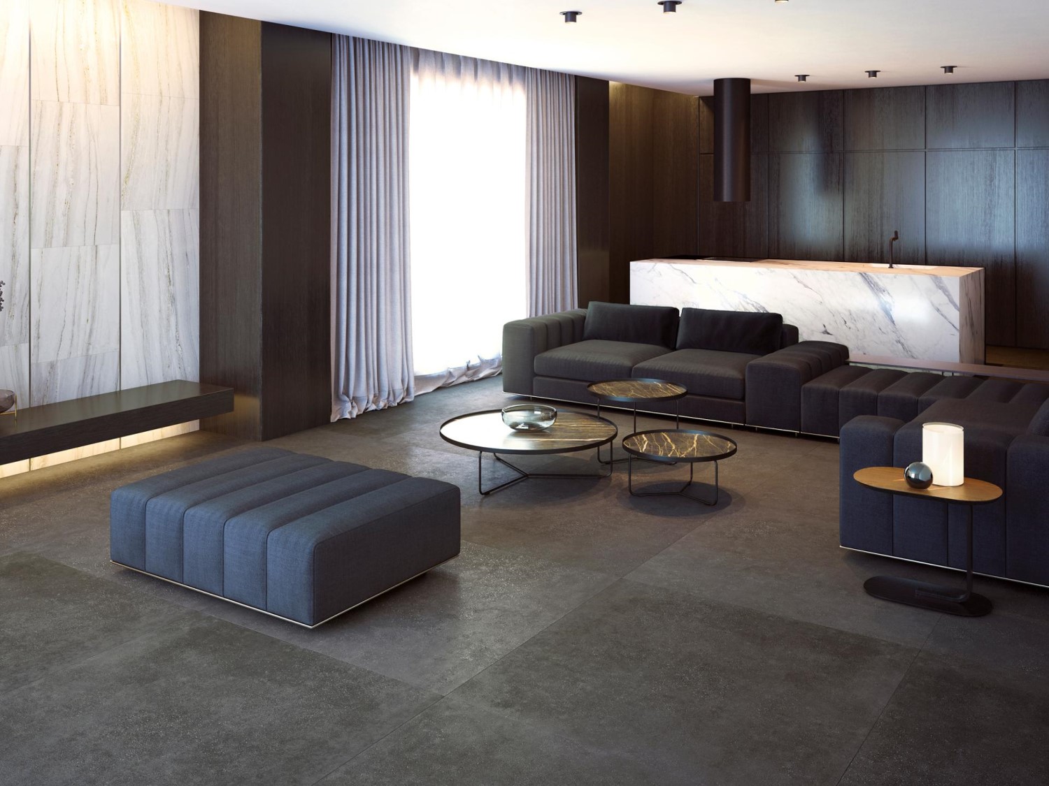 Керамогранит PORCELANOSA BOTTEGA ANTRACITA L 120х120x8 G-392