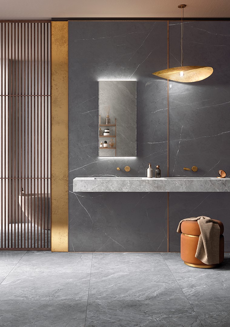Керамогранит гранд MIRAGE PIETRA GREY JL 06 SP SQ 80х160x9 (Италия)