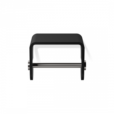 Decor Walther 0974565 STONE TPH4 Держатель для туалетной бумаги - черный матовый / матовая нерж.