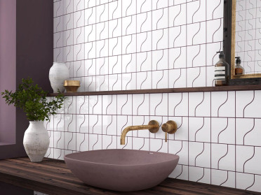 Керамическая плитка CURVE GARDEN GREEN (28850) 8.3x12 от Equipe Ceramicas (Испания)