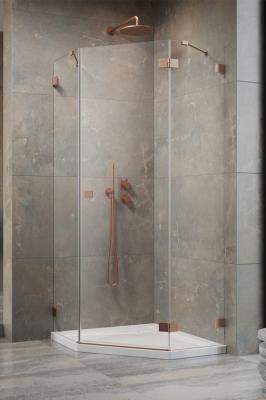 Essenza Pro 8 Brushed Copper PTJ Door Right прозрачное