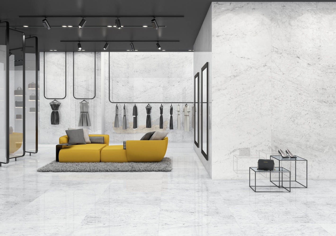 Керамогранит GRESPANIA COVERLAM CARRARA PULIDO 60х120x5.6