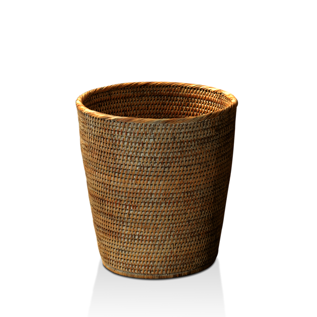 Decor Walther 0922492 BASKET PK Корзина для бумаги Ротанг темный