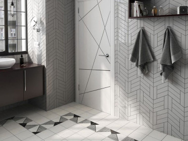Керамическая плитка Chevron Black Right Matt 5.2x18.6 от Equipe Ceramicas (Испания)
