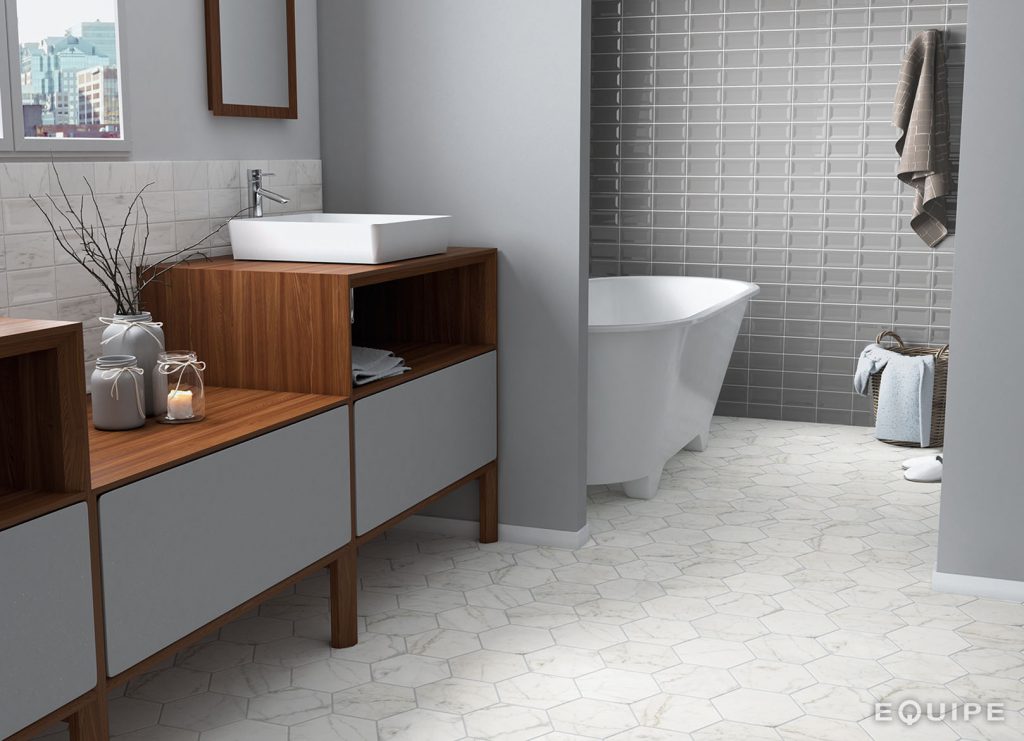 Керамогранит EQUIPE CARRARA HEXAGON 17.5х20 E-Q3