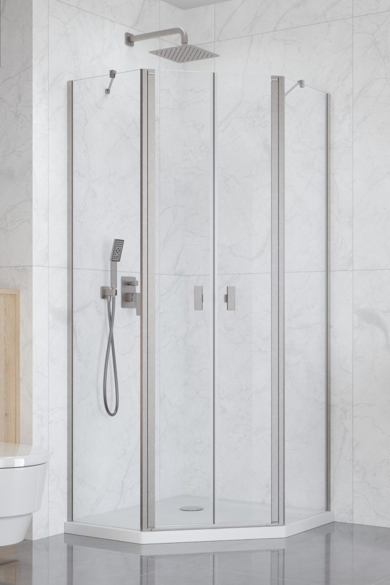 Nes Brushed Nickel PTD 100 x 100 прозрачное