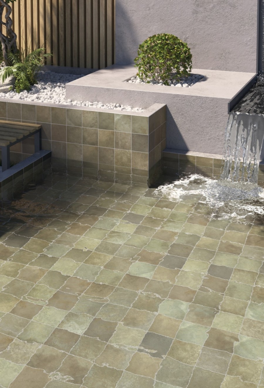 Керамогранит EQUIPE SPA&POOLS JUNGLE MATT 15х15 EQ-4