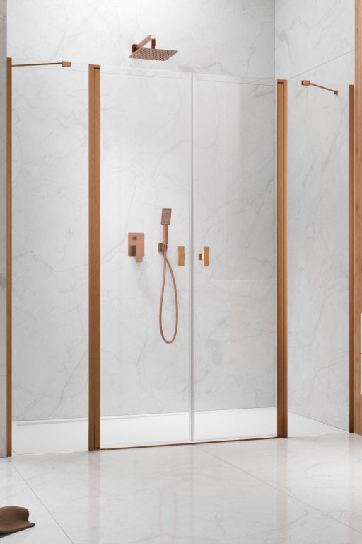 Бок. стенки Nes Brushed Copper DWD II 670 прозрачное