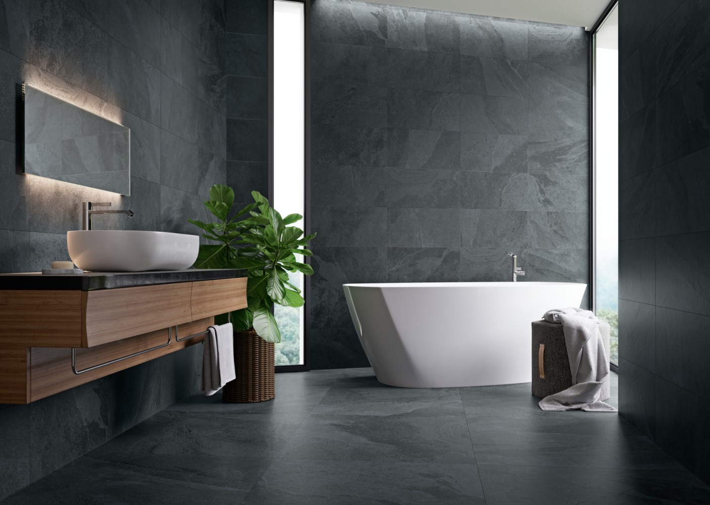 Керамогранит GRESPANIA ANNAPURNA NEGRO 60х120х10