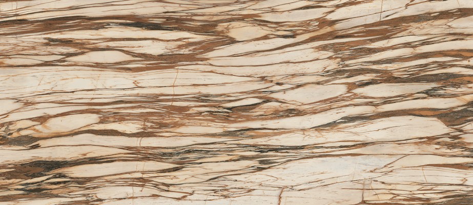 Керамогранит слэб MIRAGE CALACATTA COPPER WA 01 LUC SQ 120х278х6 (Италия)