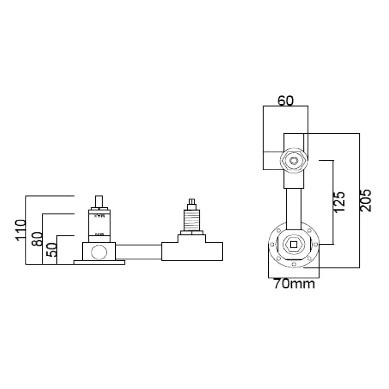 ZC ZC0D2516GR.C ZC0 Встраиваемая часть на 2 потребителя