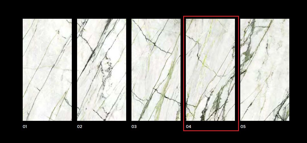 Керамогранит PORCELANOSA XLIGHT CALACATTA GREEN 04 SILK 120х270 G-2705