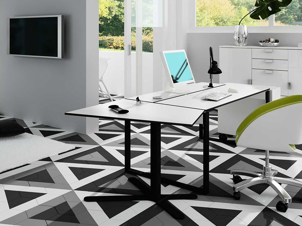 Керамогранит TRAPEZIUM FLOOR R9 ICE WHITE MATT (113854) 9.8x23 от WOW (Испания)