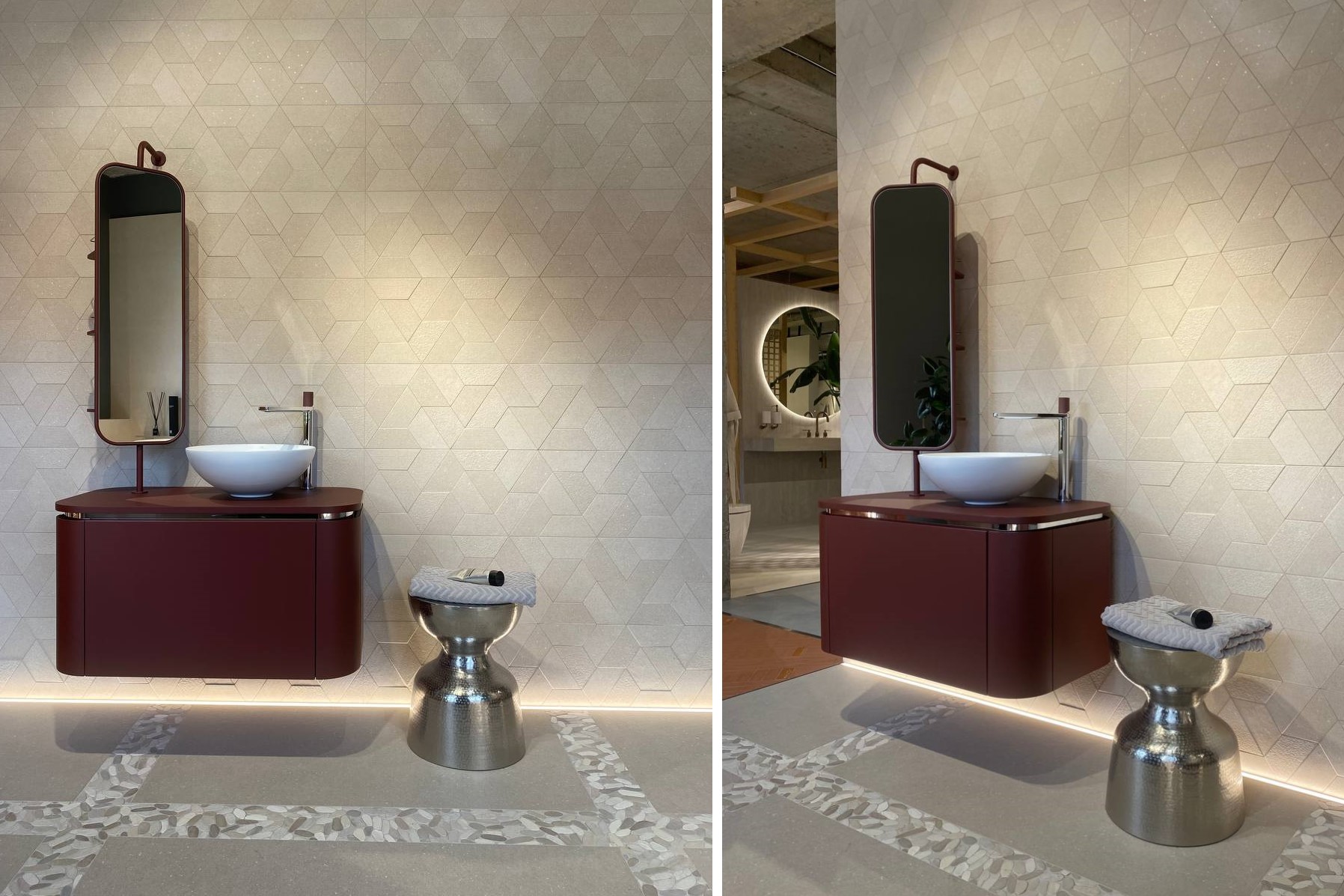Керамическая плитка  PORCELANOSA TERRA CLAY DECO 59.6х150 G-278