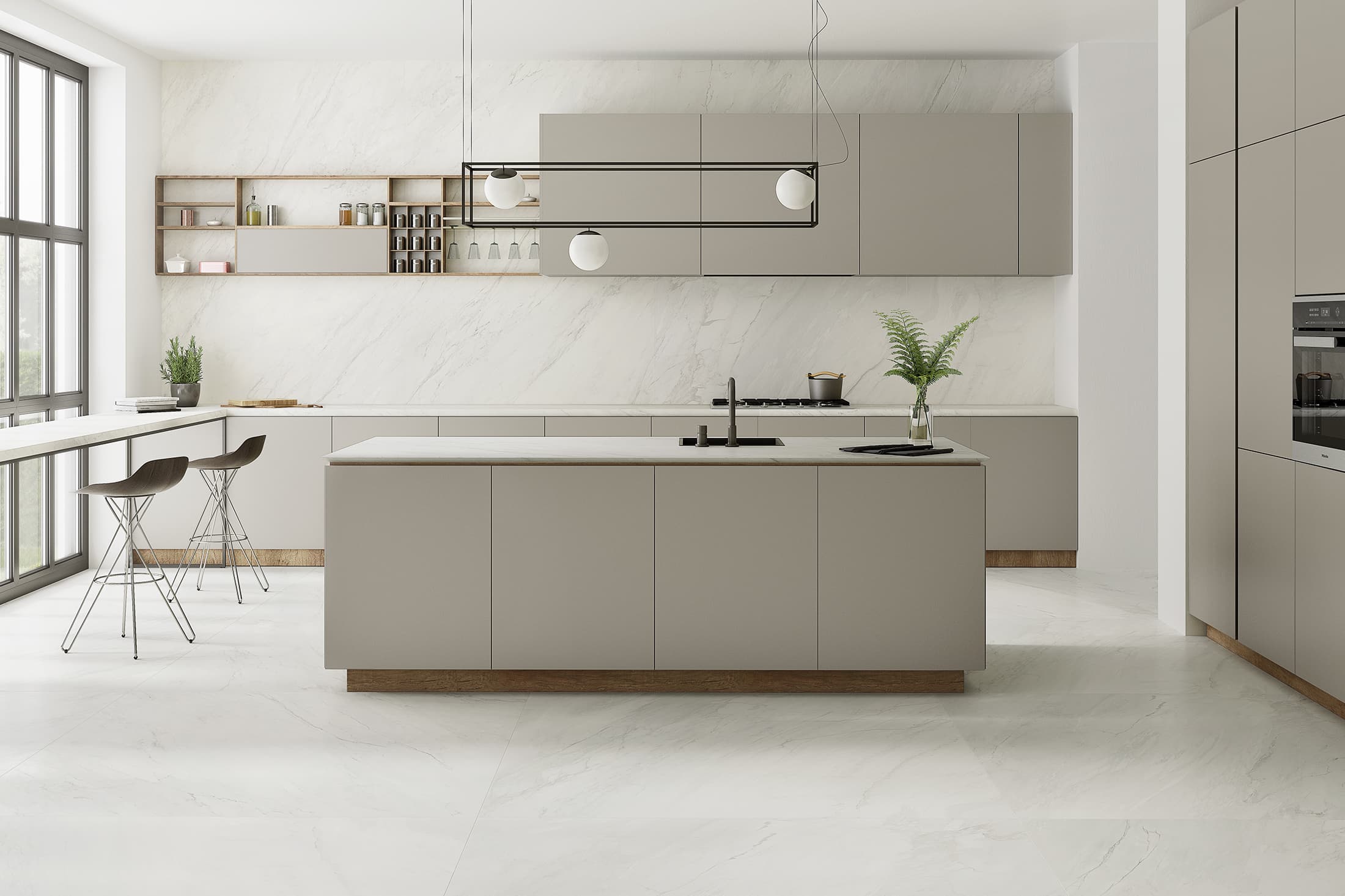 Керамогранит PORCELANOSA XLIGHT GLEM WHITE NATURE 120х270 G-2501