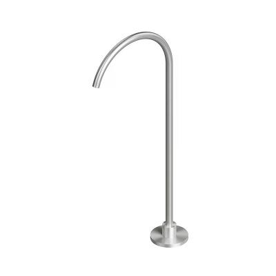 QuadroDesign Комплектующие BV420AS Свободностоящий излив для ванны, цвет Brushed Stainless Steel