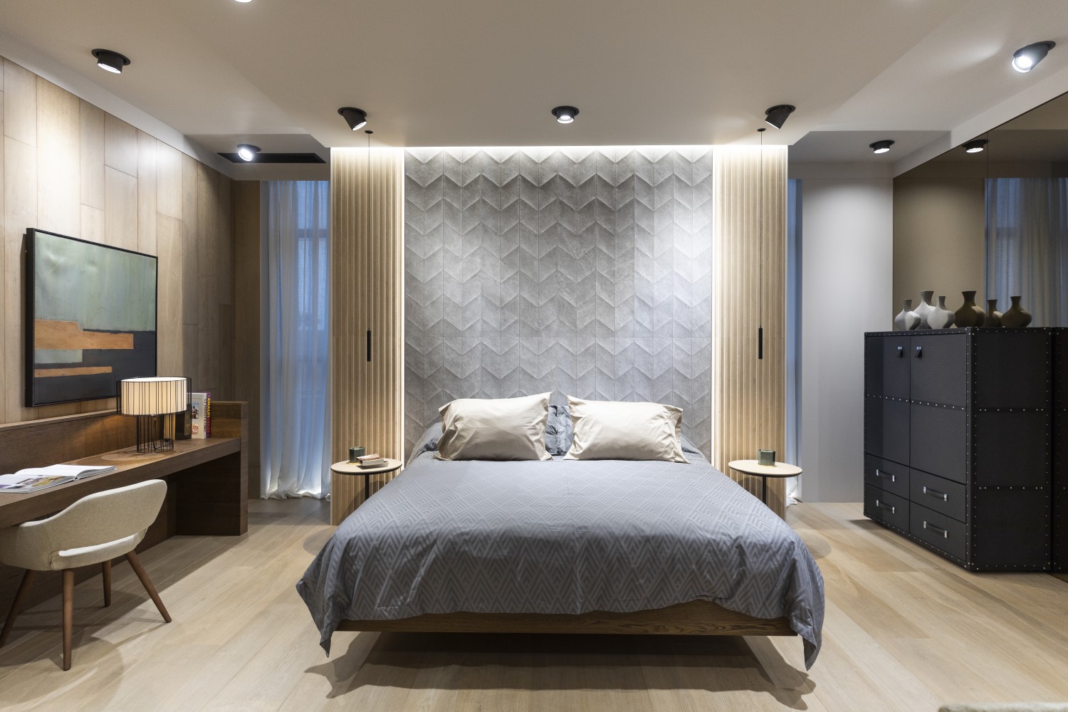 Керамическая плитка  PORCELANOSA MYSTIC GREY SPIGA 59.6х150 G-278