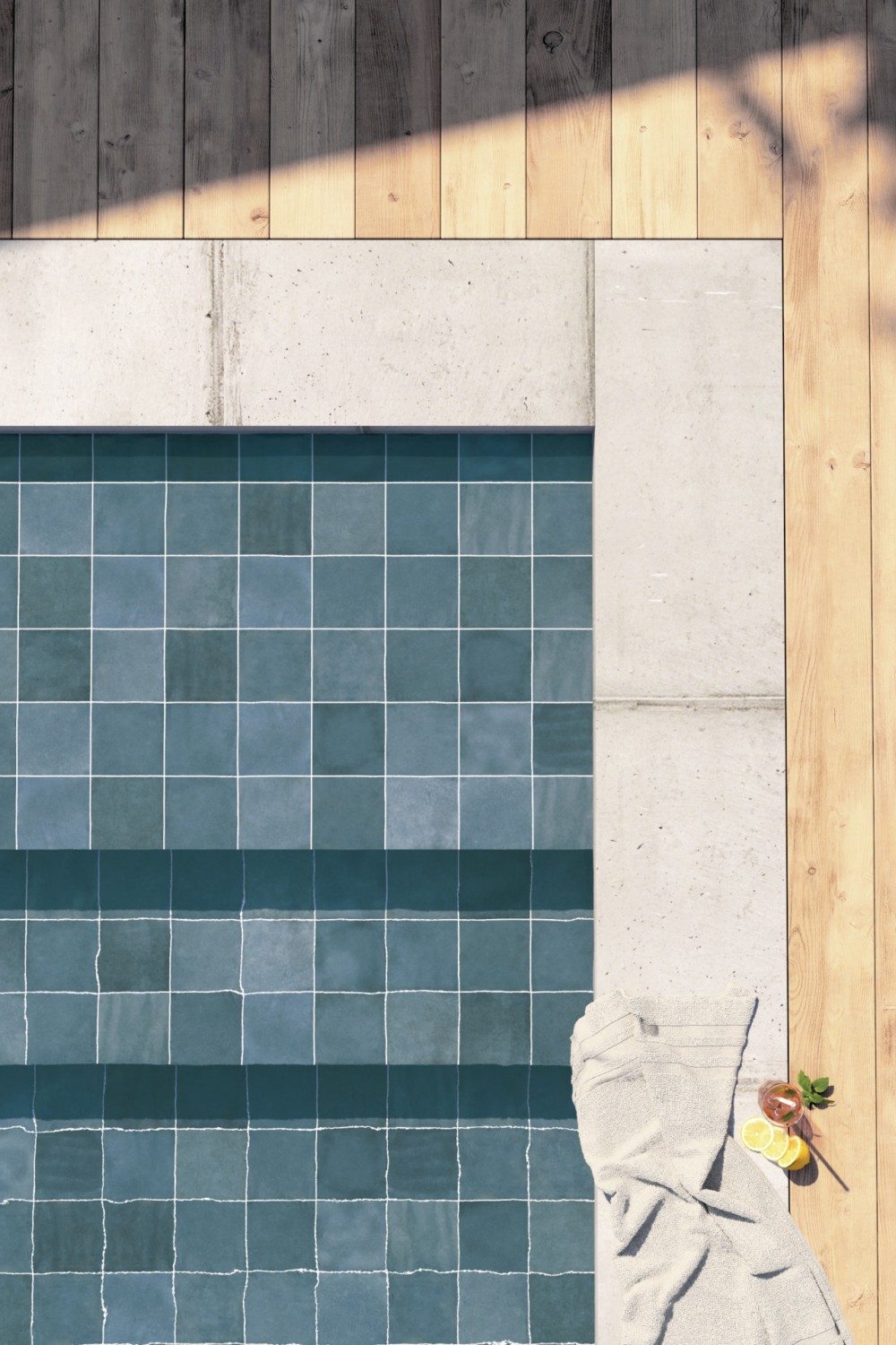 Керамогранит EQUIPE SPA&POOLS COLONIAL BLUE 15х15 EQ-4