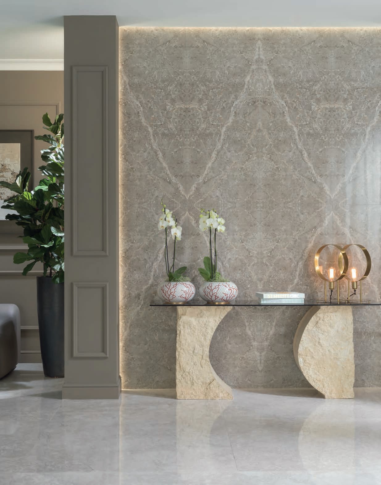 Керамогранит PORCELANOSA ELEGANT BONE PULIDO L 120х120 G-395